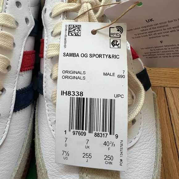 NWT Sporty and Rich Adidas Sambas - Picture 5 of 5